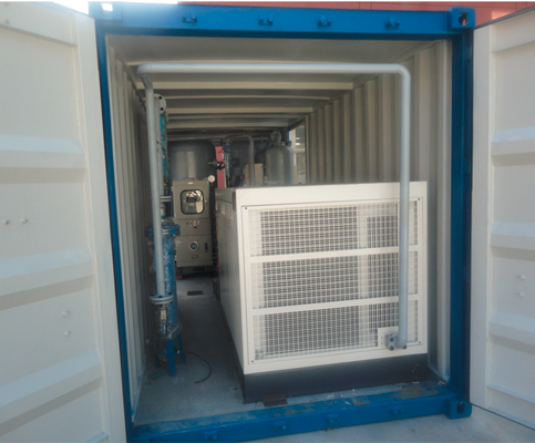 1.0kw 2000 Nm3/H 고순도 질소 발전기, 95% 망막 N2 발전기