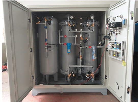 0.5kw 식품 포장용 질소 발전기 0.4-0.8mpa PSA 타워